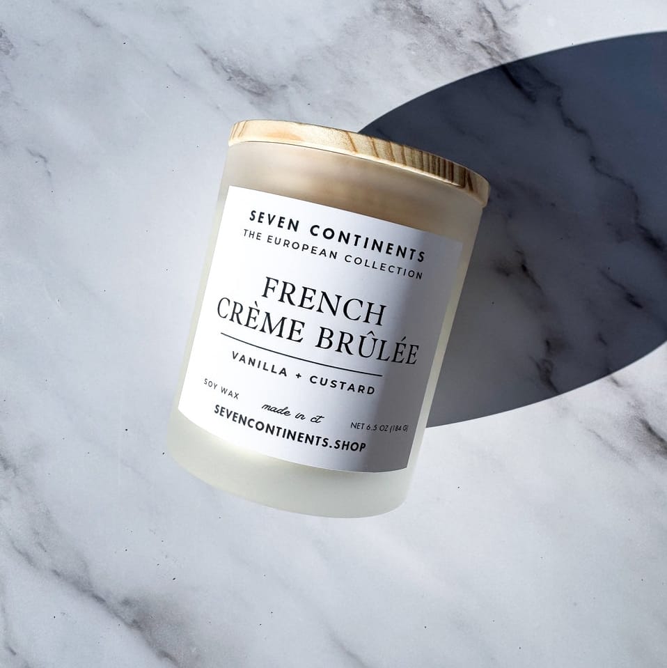 Seven Continents French Crème Brûlée Candle