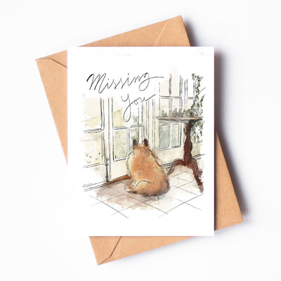 Missing You Greeting Card