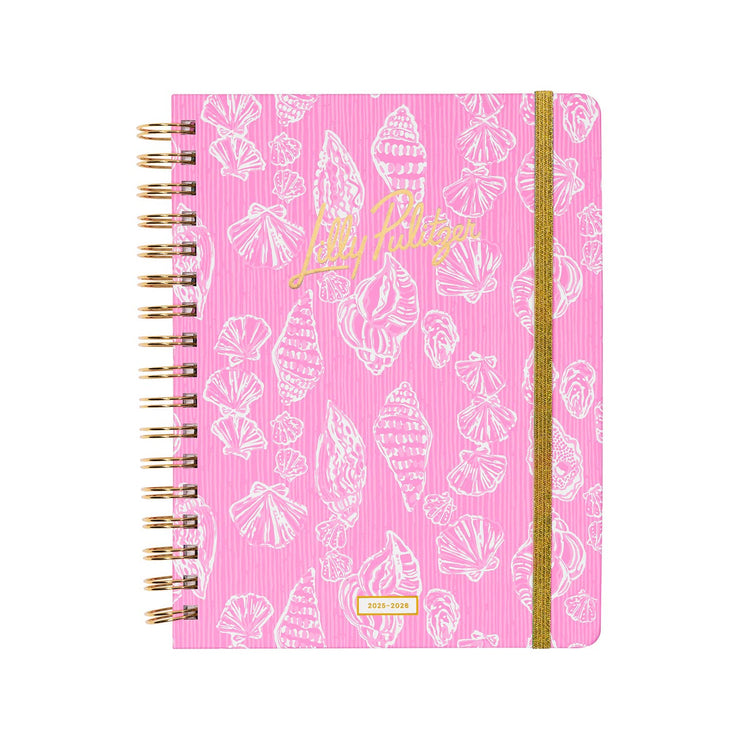 Lilly Pulitzer Large Agenda in Rousseau Pink Cute as Shell