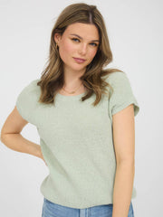 Chiffon Crush Bow Top