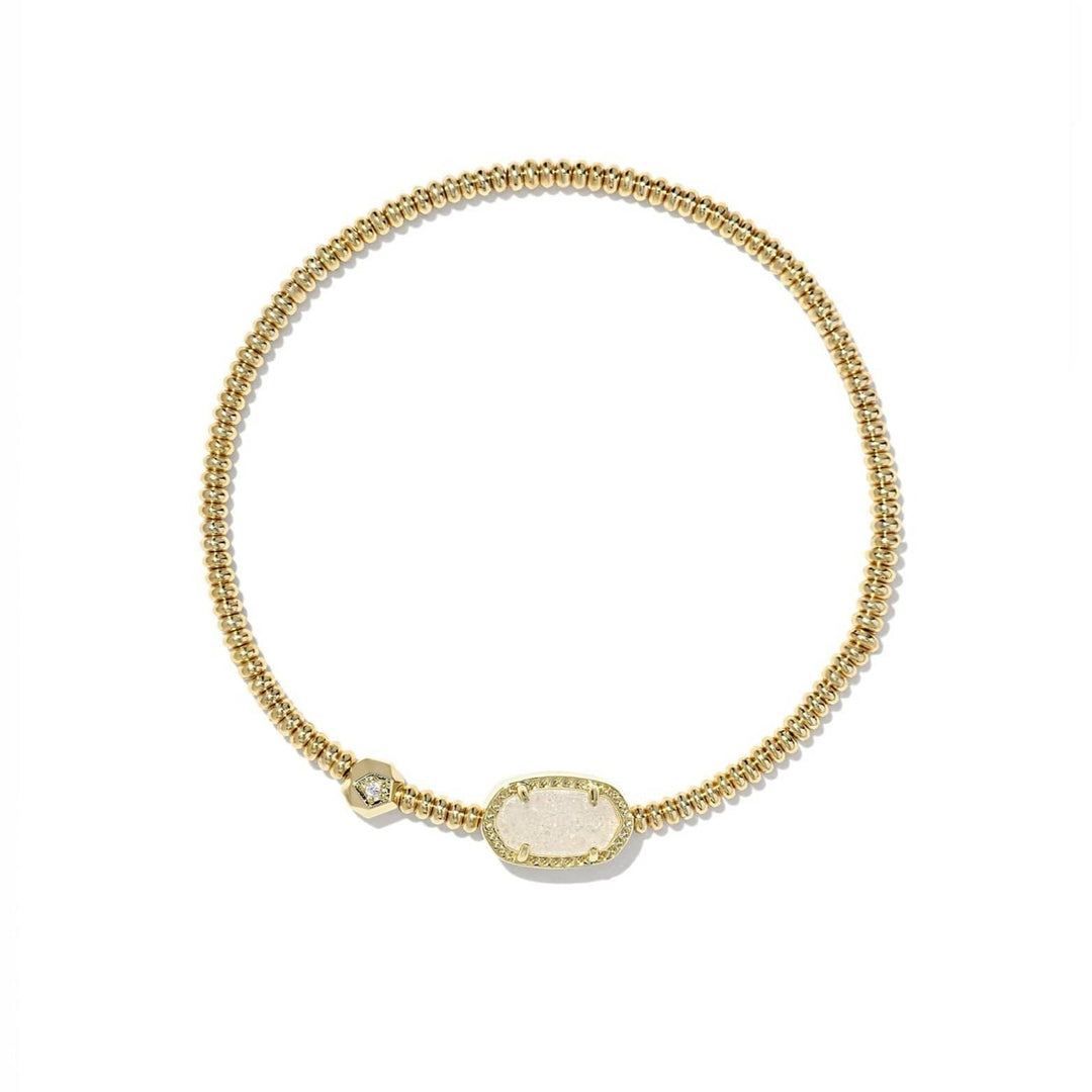 Kendra Scott Grayson Gold Stretch Bracelet in Iridescent Drusy Kendra Scott Grayson Iridescent Drusy Gold Stretch Bracelet Bracelet