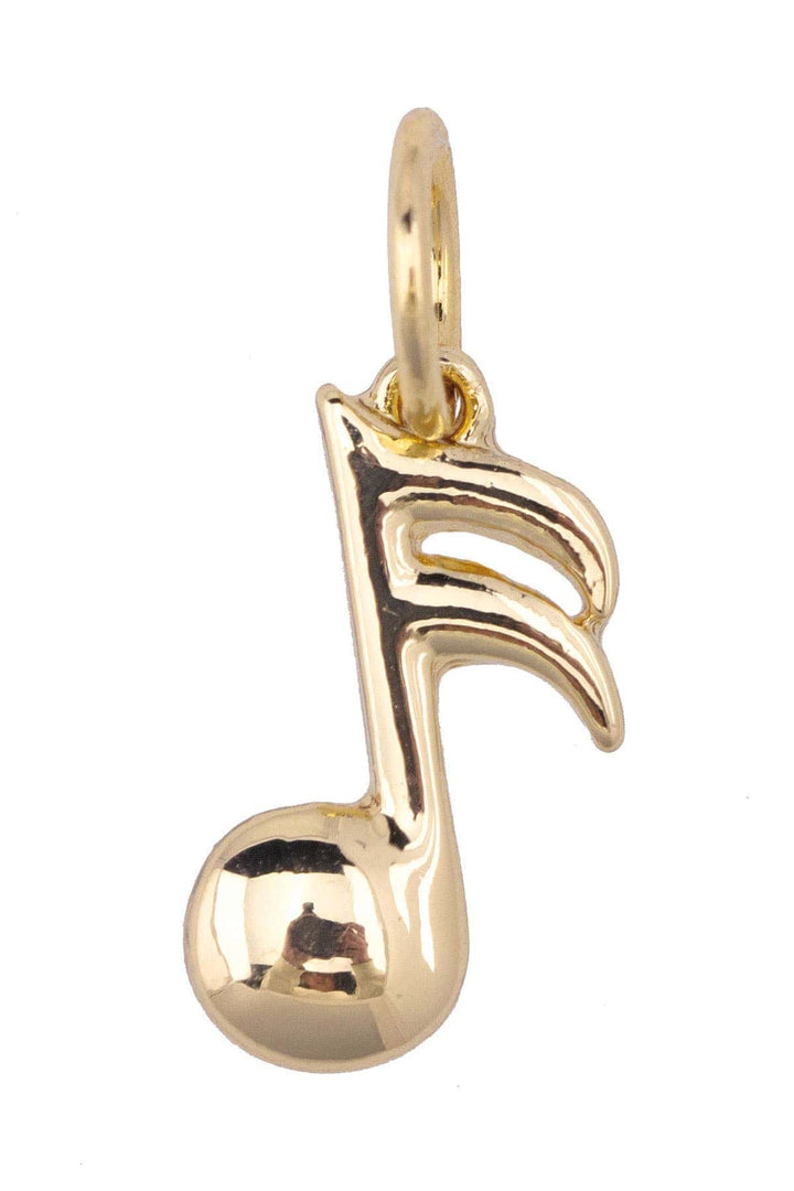 Music Note Gold Charm