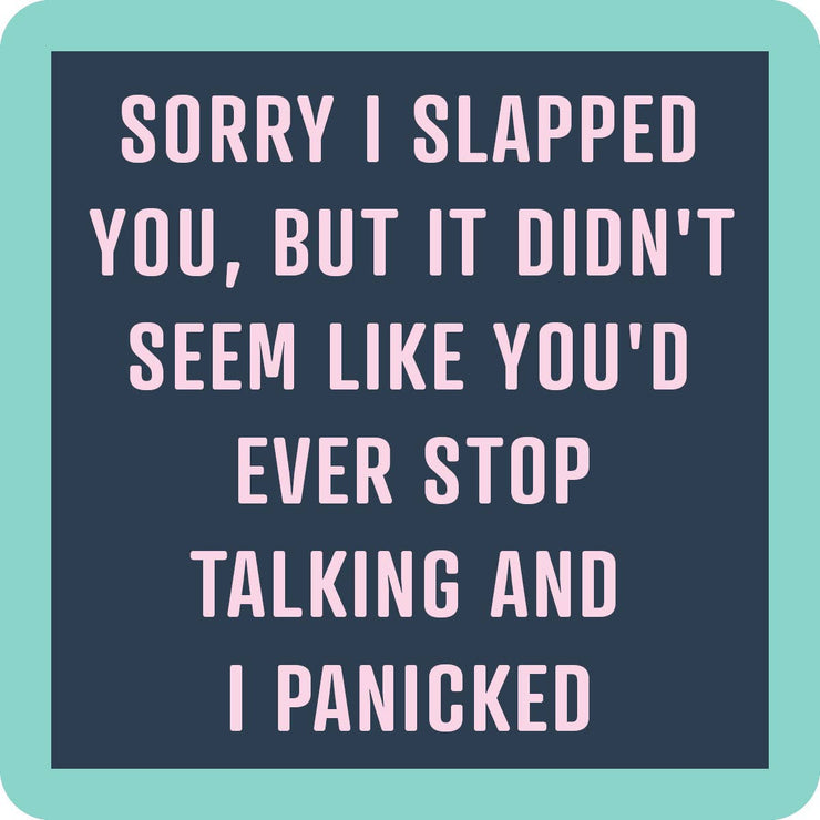 Stop Talking Coaster