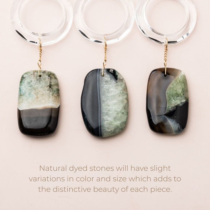 Hummingbird Stone Suncatcher | Rainbow Crystal Window Hanging
