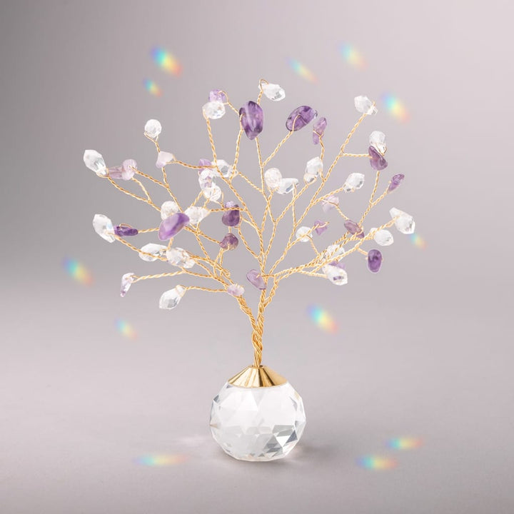 Scout Curated Wears Suncatcher Tree of Life - Amethyst Amethyst Crystal Tree | Rainbow-Catching Decor Bracelet