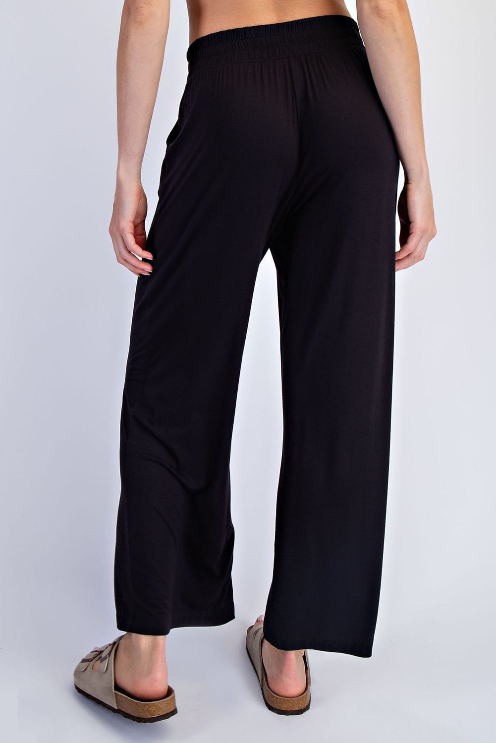 Cloud Nine Black Cropped Pant
