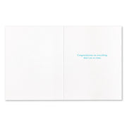 Everything In The World Began With A Yes Wedding Shower Card