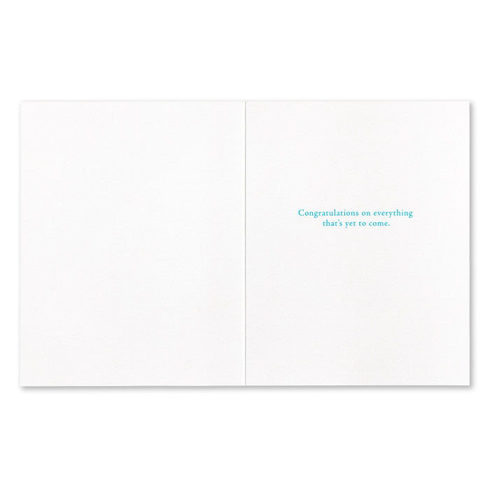 Everything In The World Began With A Yes Wedding Shower Card