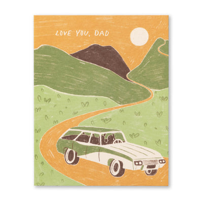 Love You Dad Father's Day Card