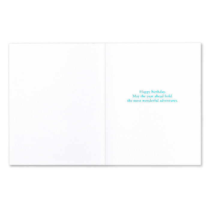The Journey Itself Is The Point Birthday Card