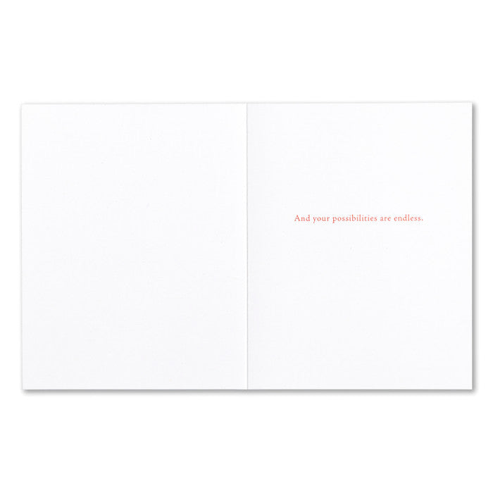 You Were Born With Wings Graduation Card
