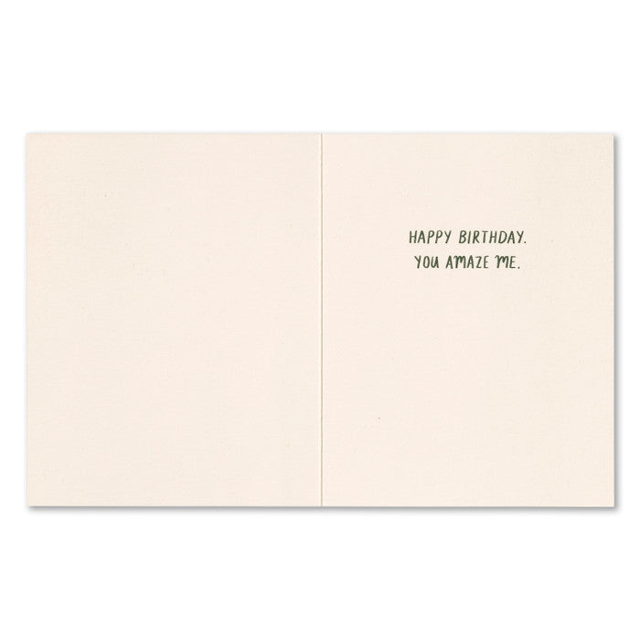 Each Year Makes You More Perfectly You Birthday Card