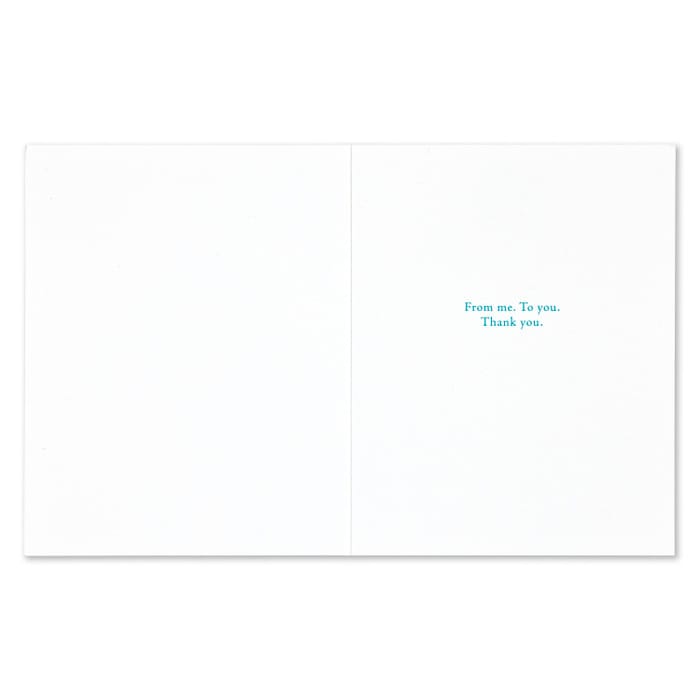 A Happy Thought and a Grateful Heart Thank You Card
