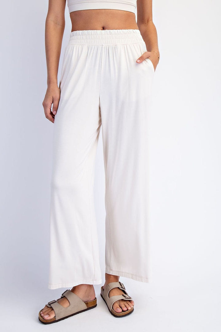 Cloud Nine Ivory Cropped Pant