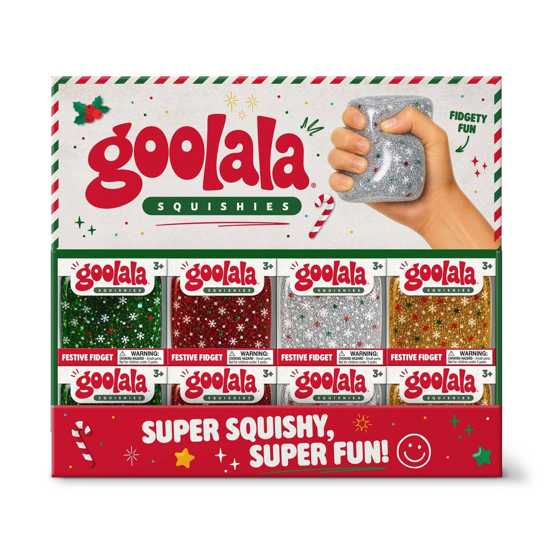 Goolala Holiday Festive Cube Squishy Goolala Holiday Festive Cube Squishy | Stocking Stuffer Kids