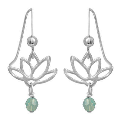 Lotus Bloom Pacific Opal Earrings