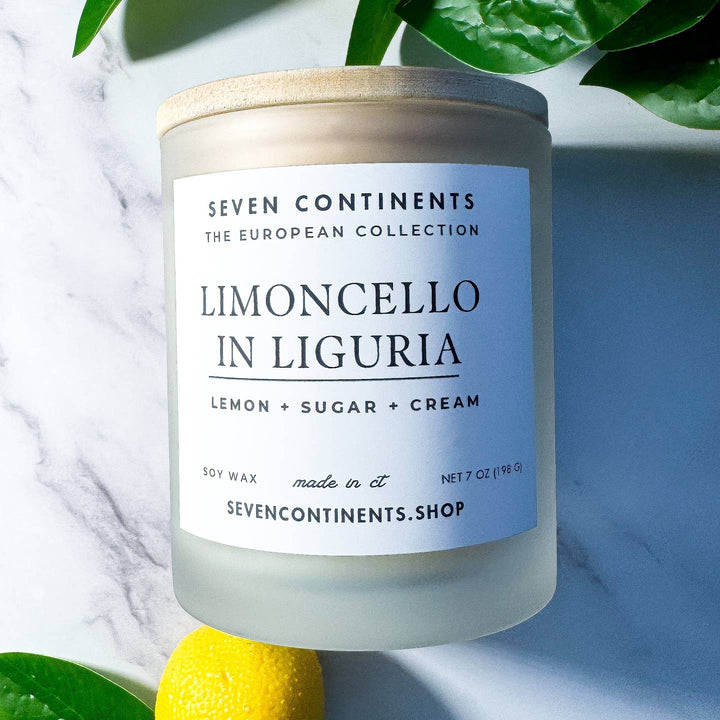 Seven Continents  Limoncello in Liguria Candle