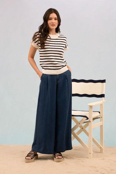 Shoreline Stripe Knit Top