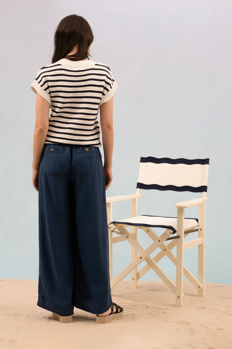 Shoreline Stripe Knit Top