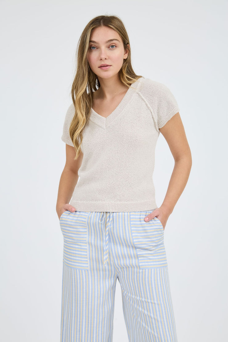 Everyday V-Neck Knit Top
