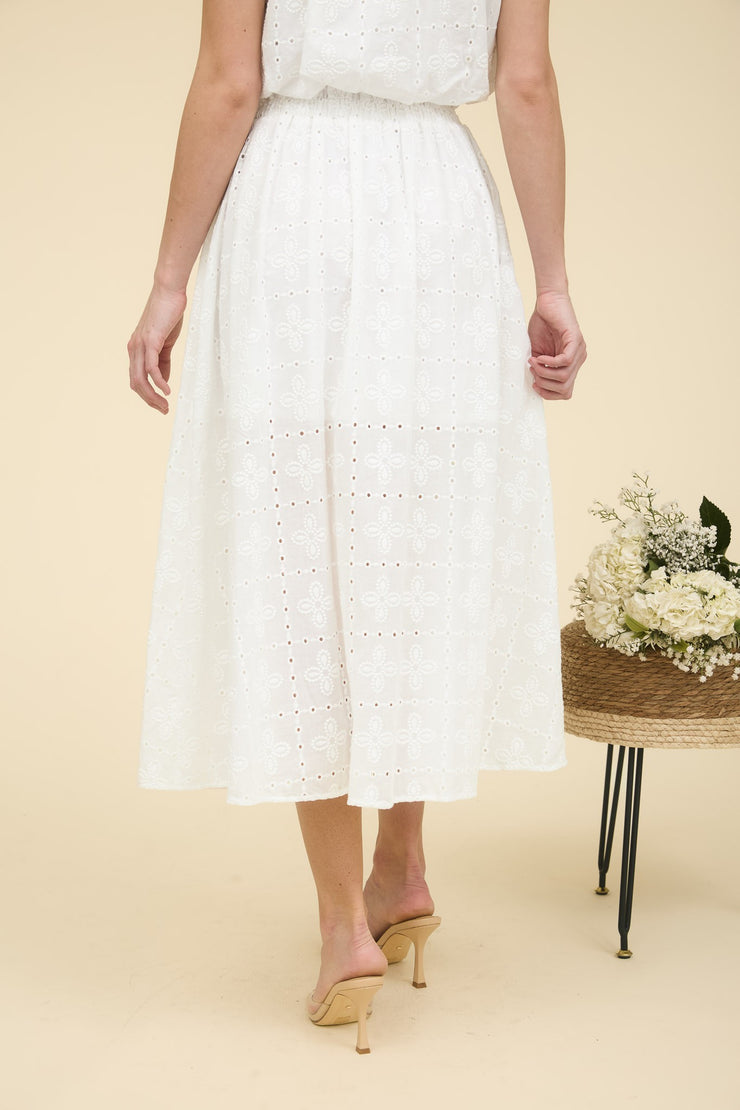 White Eyelet Celebration Set