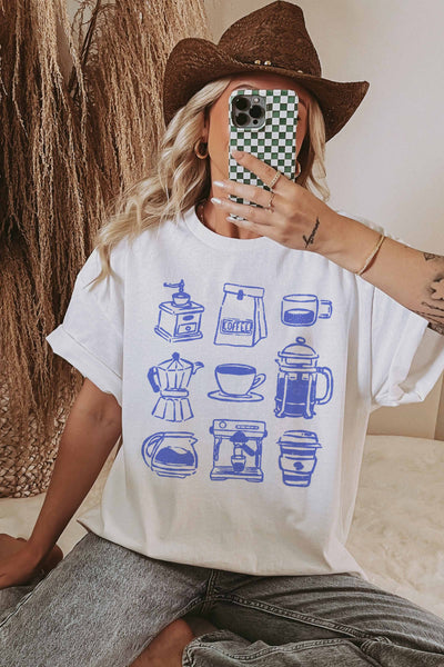 All the Coffees Graphic Tee