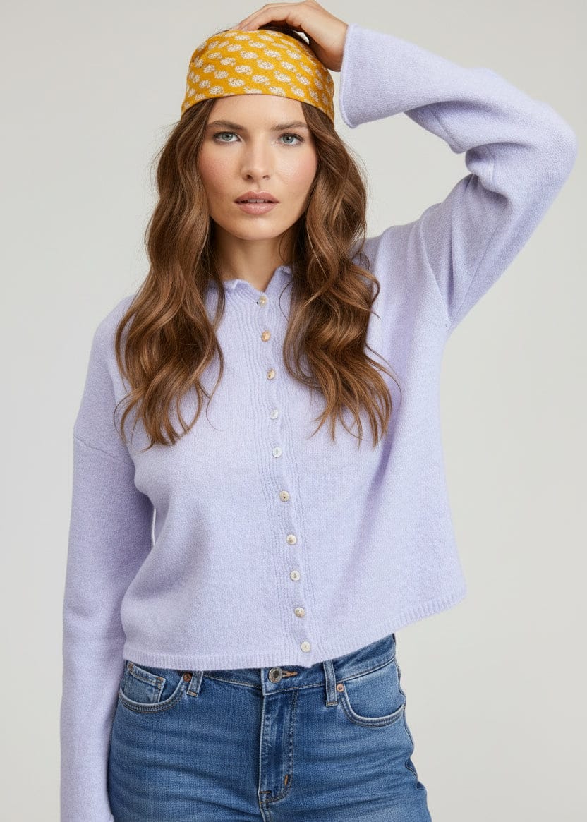 Wear-on-repeat Hydrangea Blue Cardigan