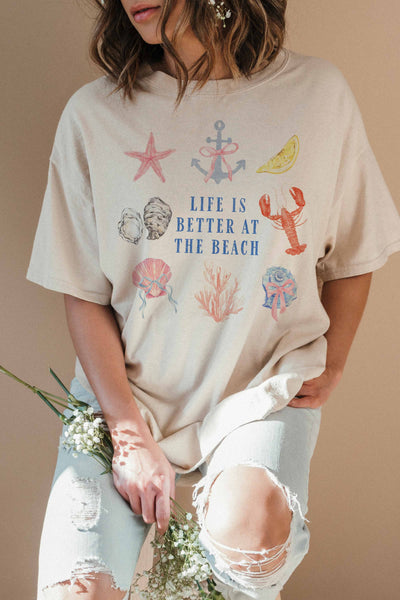 Life Is Better At The Beach Graphic Tee