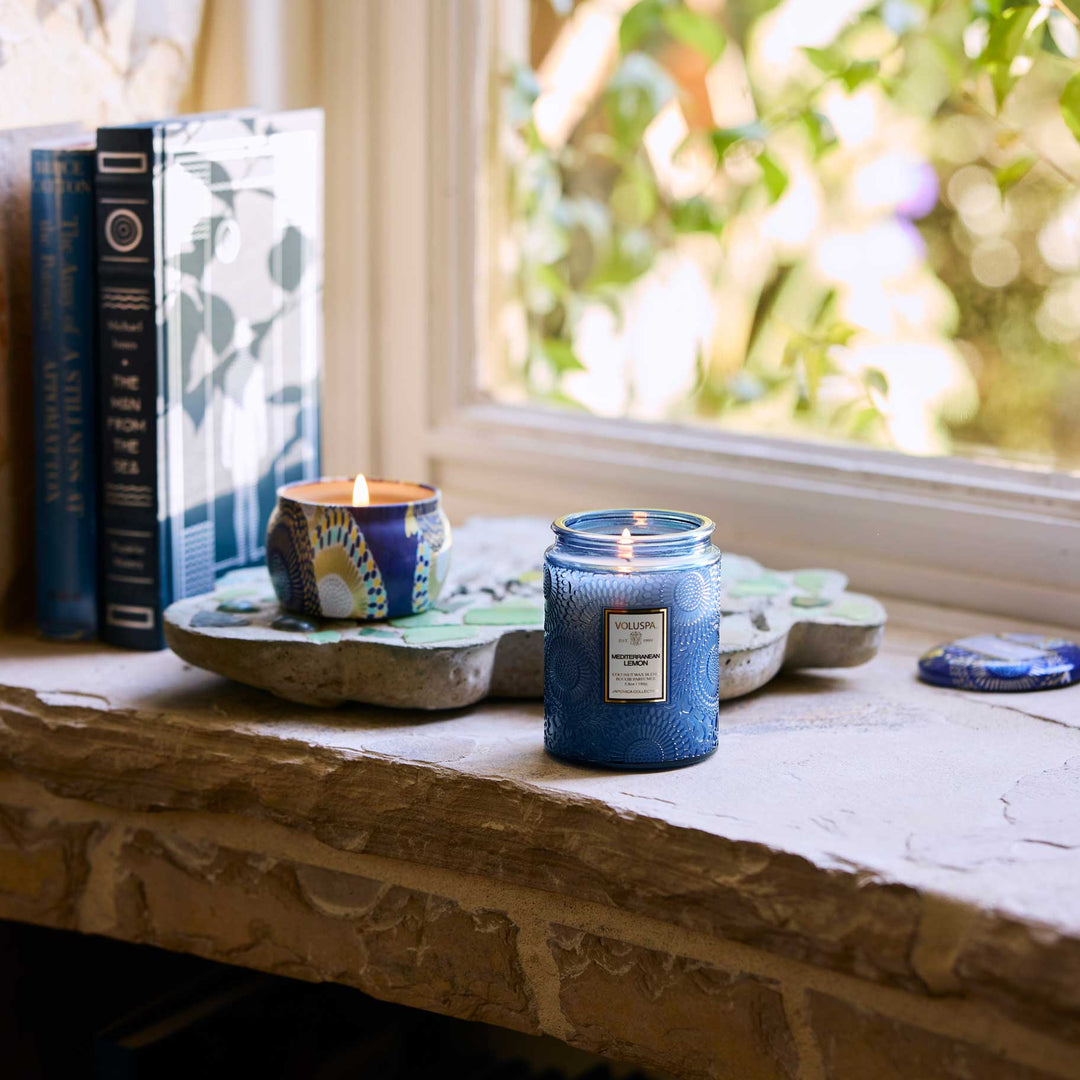 Voluspa Mediterranean Lemon Small Jar Candle