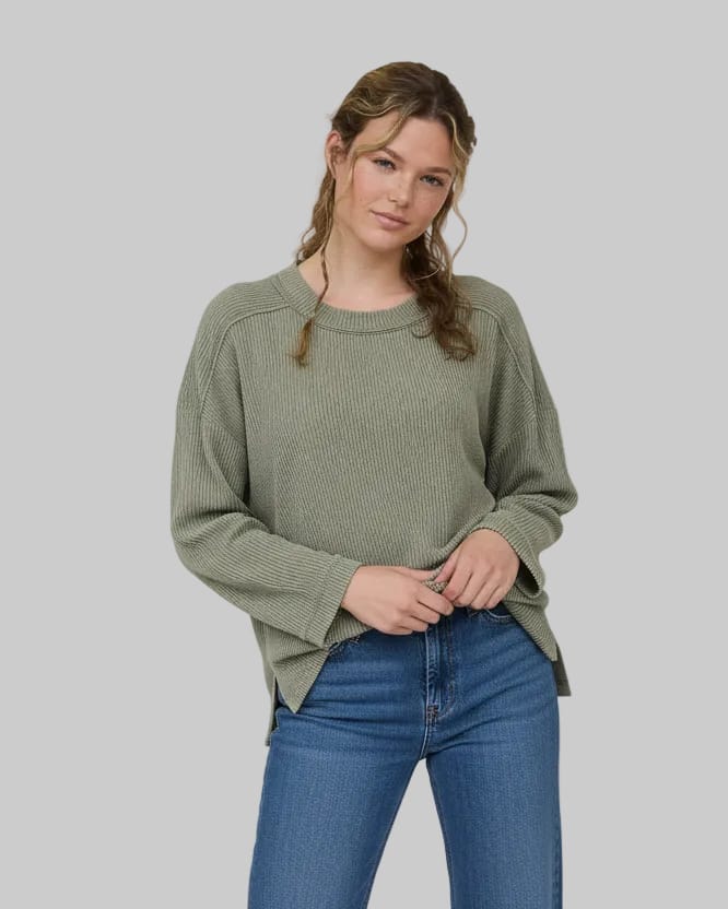 Soft Lines Bay Leaf Crew Top
