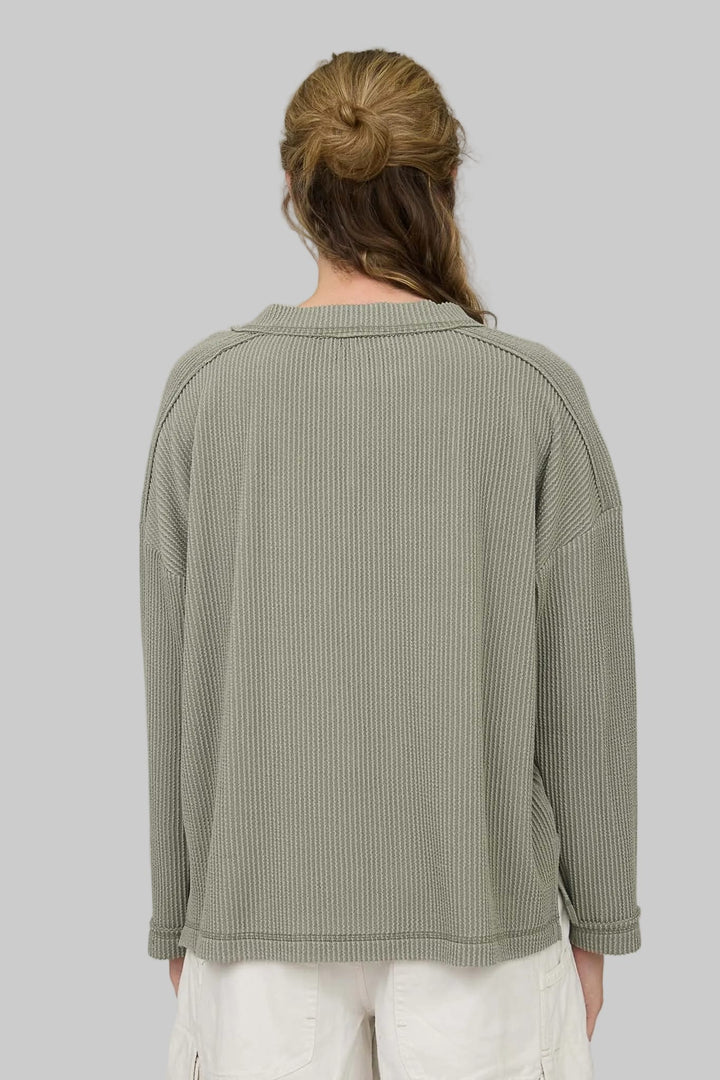 Soft Lines Bay Leaf Crew Top