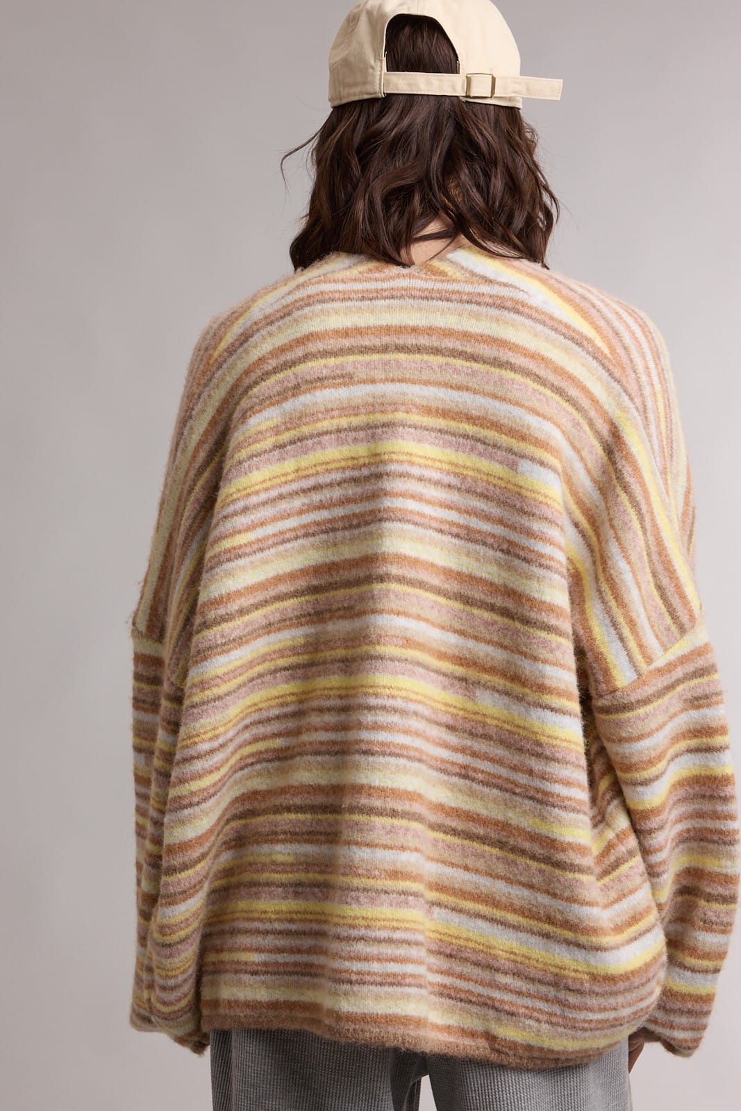 Chasing Fall Striped Cardigan