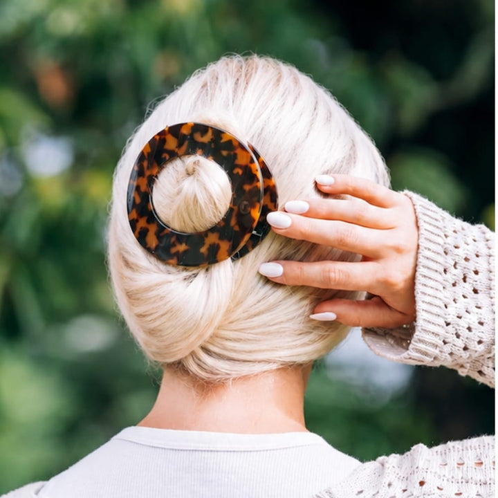 Teleties Flat Circle Hair Clip TELETIES Circle Flat Hair Clip | Lay-Flat Comfort Accessories