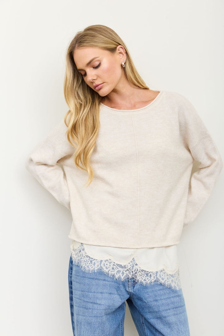 Always Cozy Rolled Neck Sweater Always Cozy Rolled Neck Sweater | Relaxed Wool Blend Tops