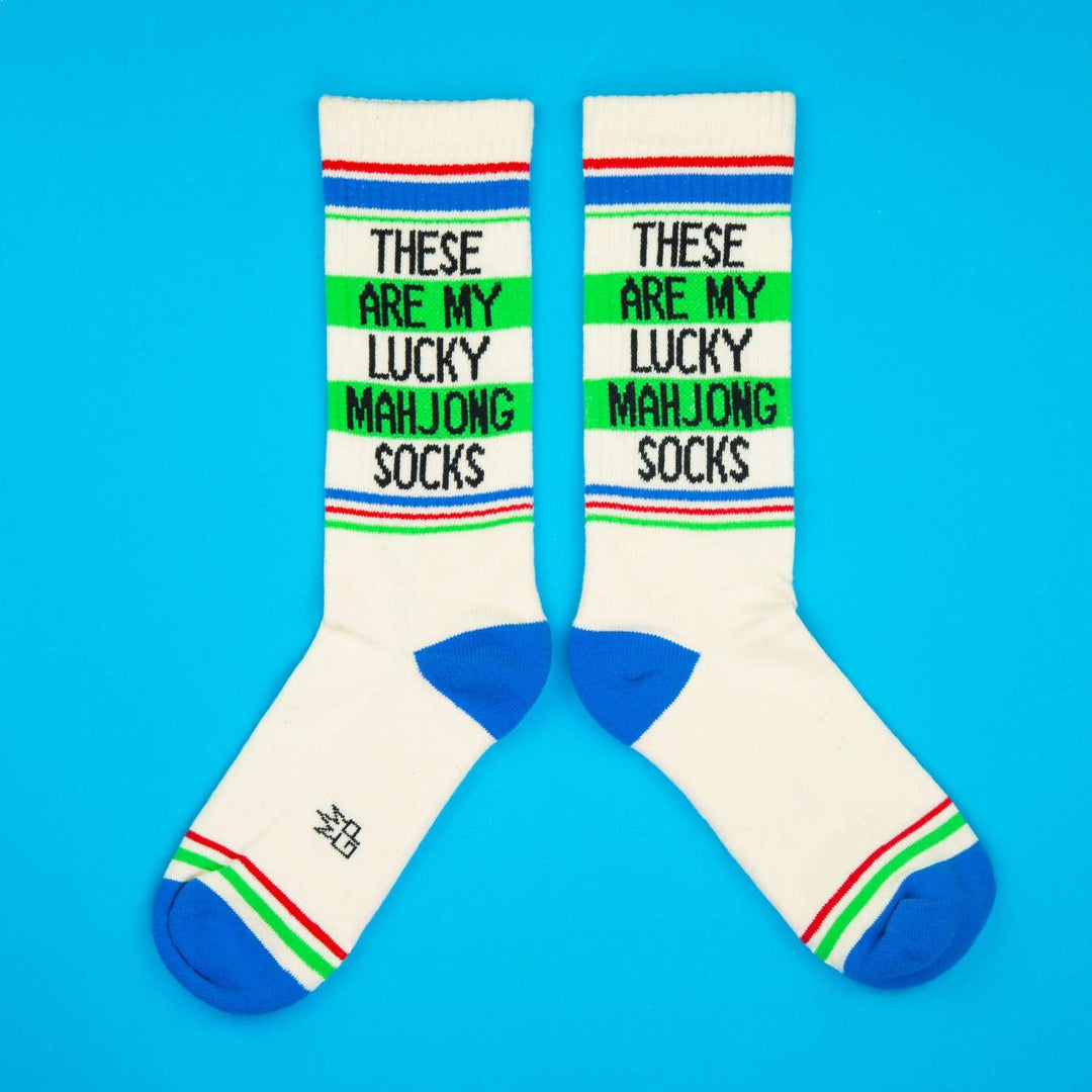 Lucky Mahjong Premium Cotton Gym Socks