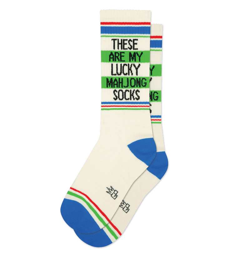 Lucky Mahjong Premium Cotton Gym Socks