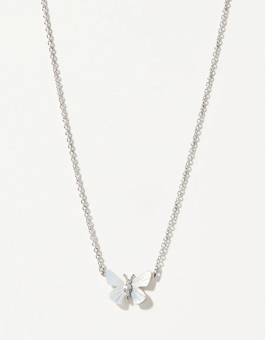 Spartina 449 Transformation Mother of Pearl Monarch Necklace