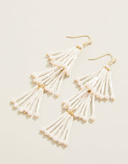 Spartina 449 Take a Spin Earrings White