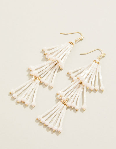 Spartina 449 Take a Spin Earrings White