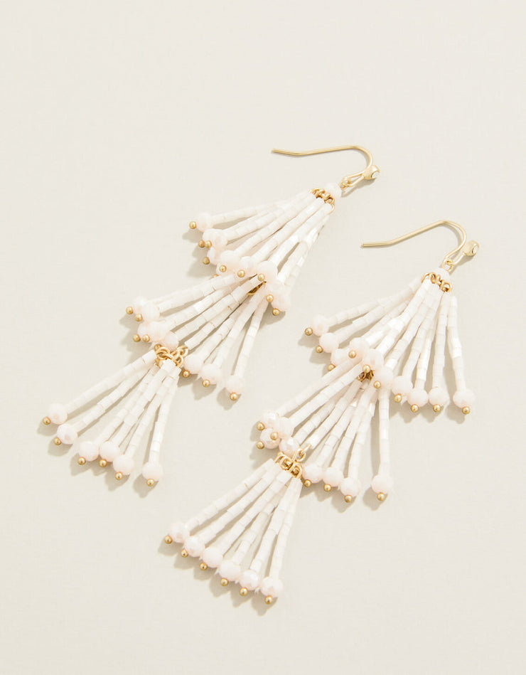 Spartina 449 Take a Spin Earrings White