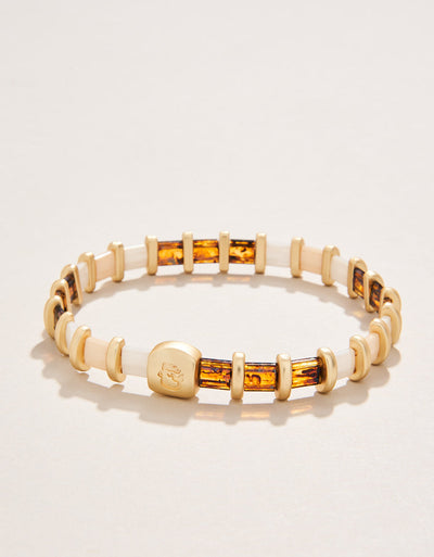 Spartina 449 Lila Stretch Bracelet Tortoise Cream