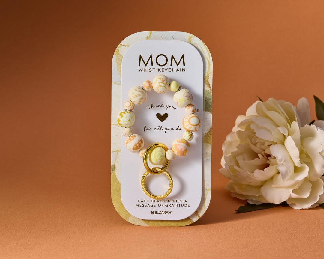 Jilzarah Mom Thank You Wrist Keychain