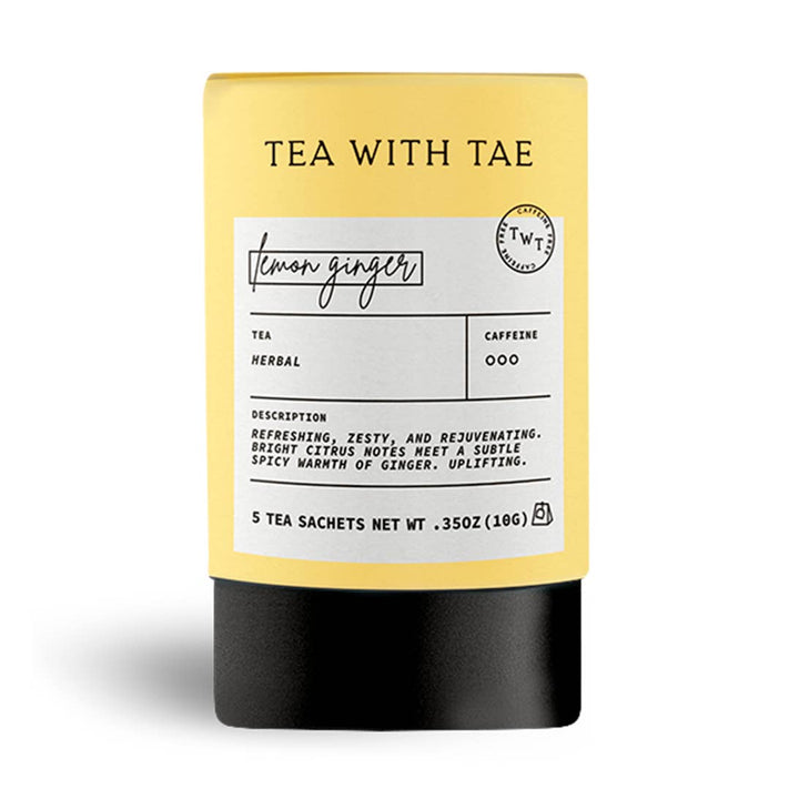 Lemon Ginger Herbal Tea Mini Tube