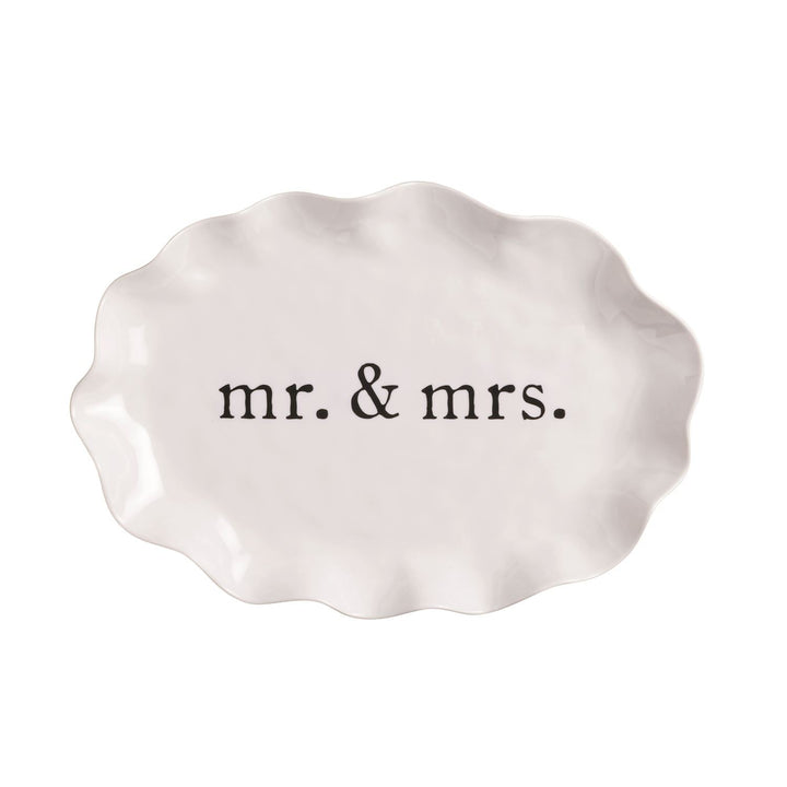 Mr &amp; Mrs Melamine Platter