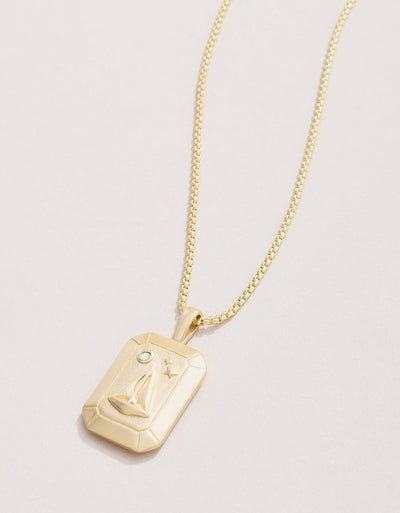 Spartina 449 Little Sailboat Necklace in White Opal