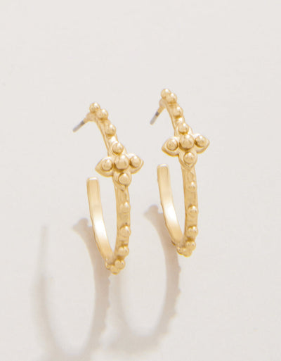 Spartina 449 Richmond Hill Hoop Earrings 25mm