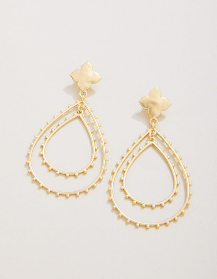 Spartina 449 Richmond Hill Teardrop Earrings Gold
