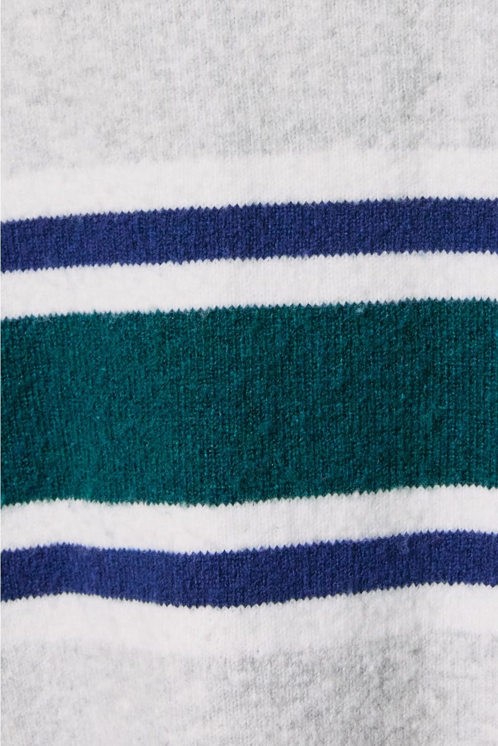 Evergreen Striped Soft Knit Crew Neck Cardigan