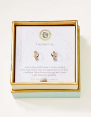 Spartina 449 Sea La Vie Thankful/Ring Hoop Earrings