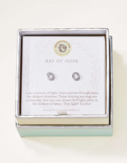 Spartina 449 Sea La Vie Ray of Hope/Gem Stud Earrings